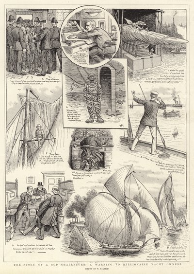 The Story of a Cup Challenger, a Warning to Millionaire Yacht Owners by William Ralston